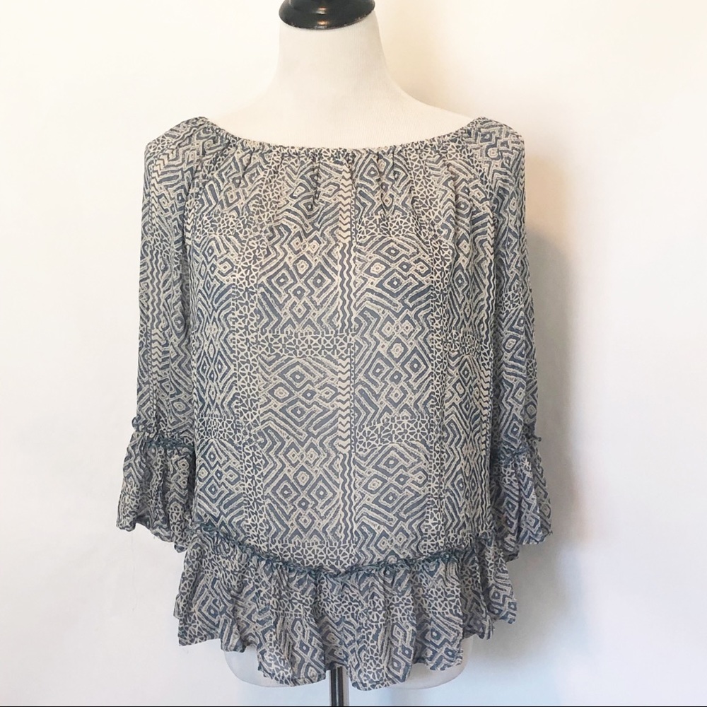 Lucky Brand 🍀 Maze Boho Top (M)